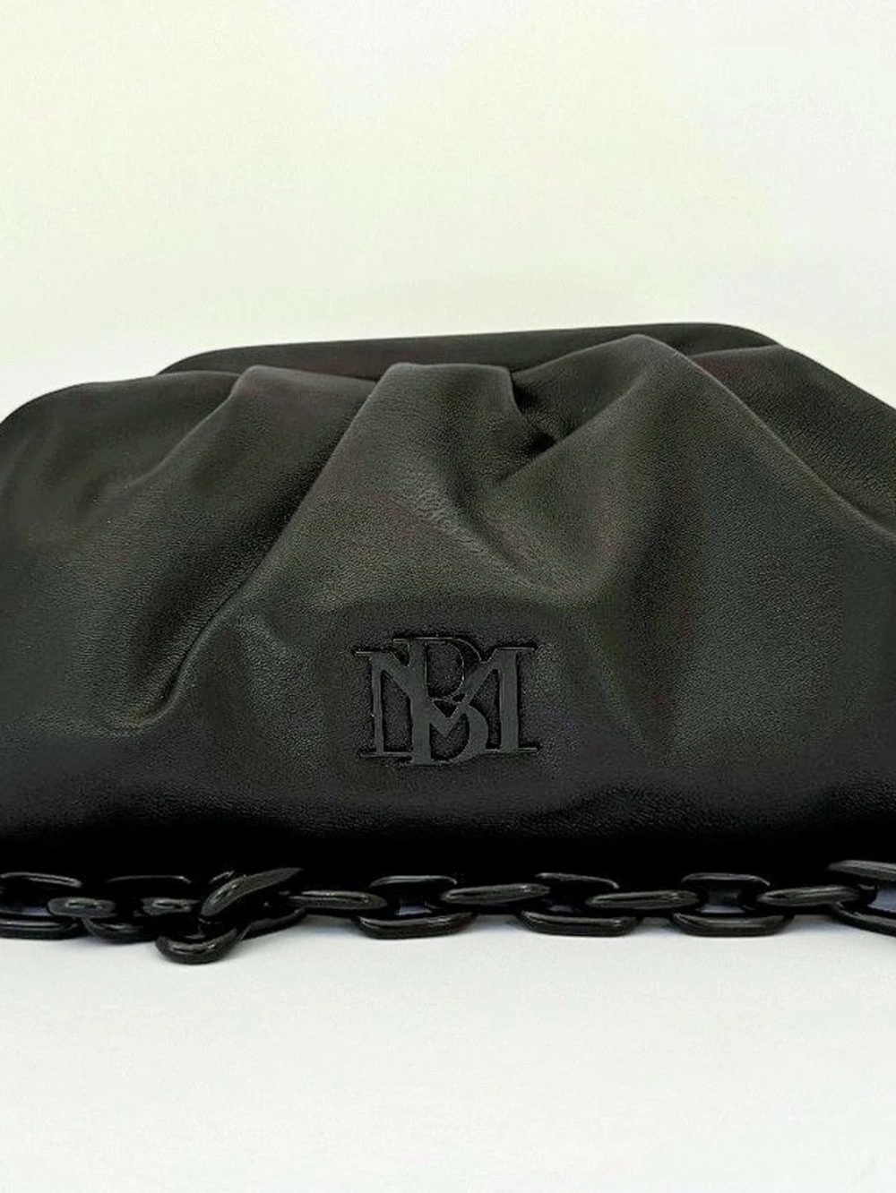 NWT Badgley Mischka Monochrome Black Clutch